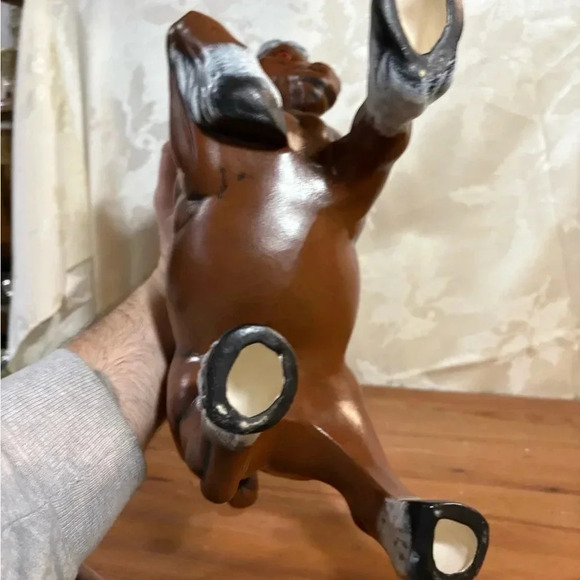 Vintage 10" Ceramic Art Chestnut’s Clydesdale Draft Horse - Picture 6 of 6